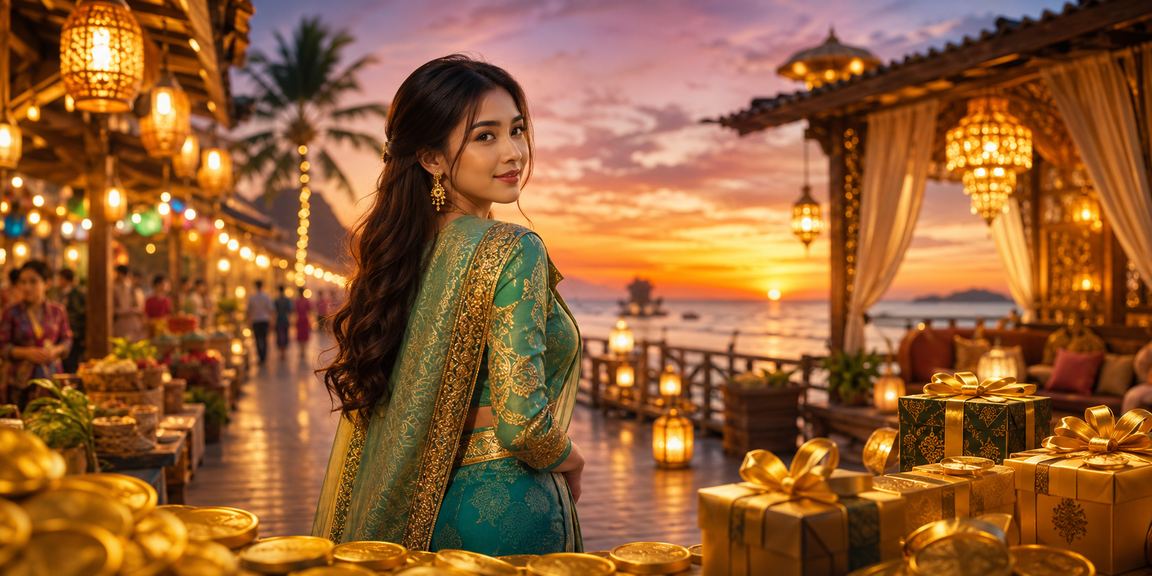 Suasana hiburan kasino Malaysia sempena Hari Raya dengan pilihan permainan yang meriah dan menarik